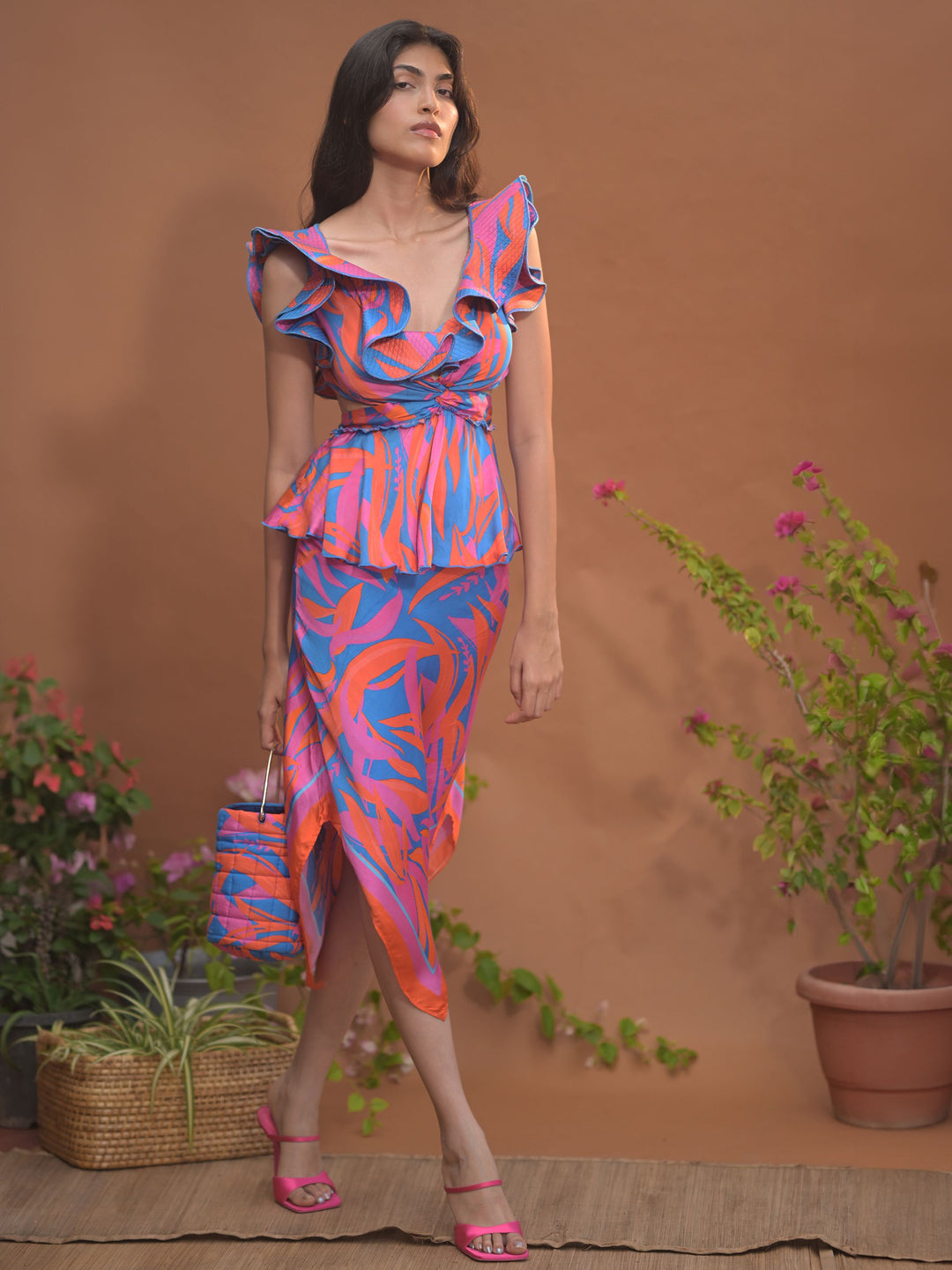 Leila Ruffled Blouse