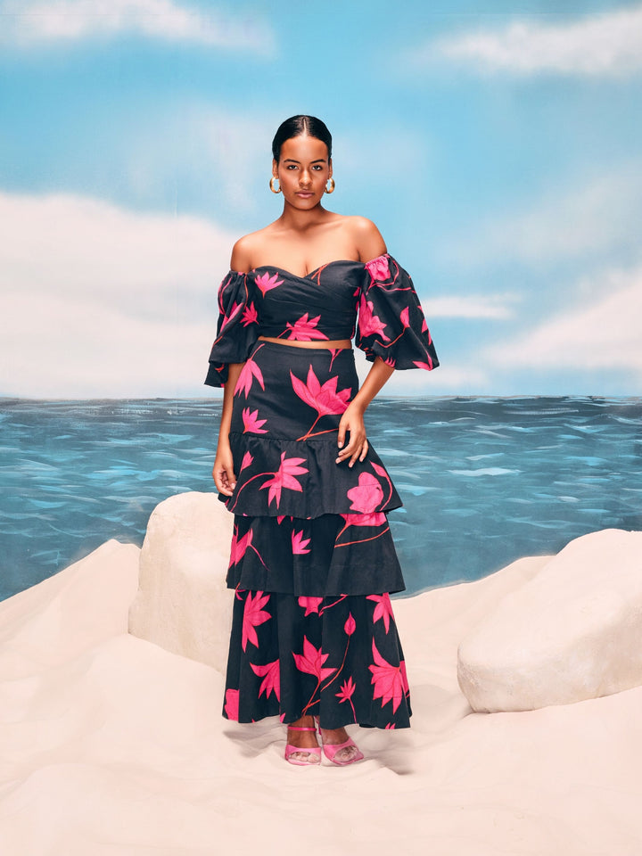 Padma Bustier & Ruffled Skirt Set