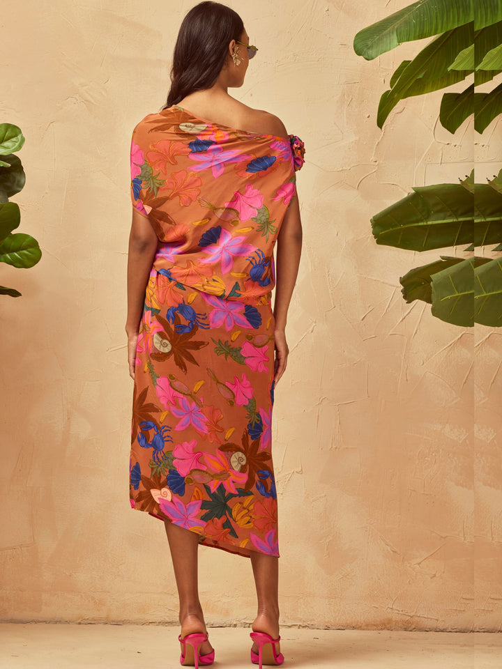 Noor Draped Sarong Skirt
