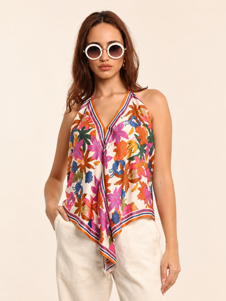 Pari Two Scarf Top