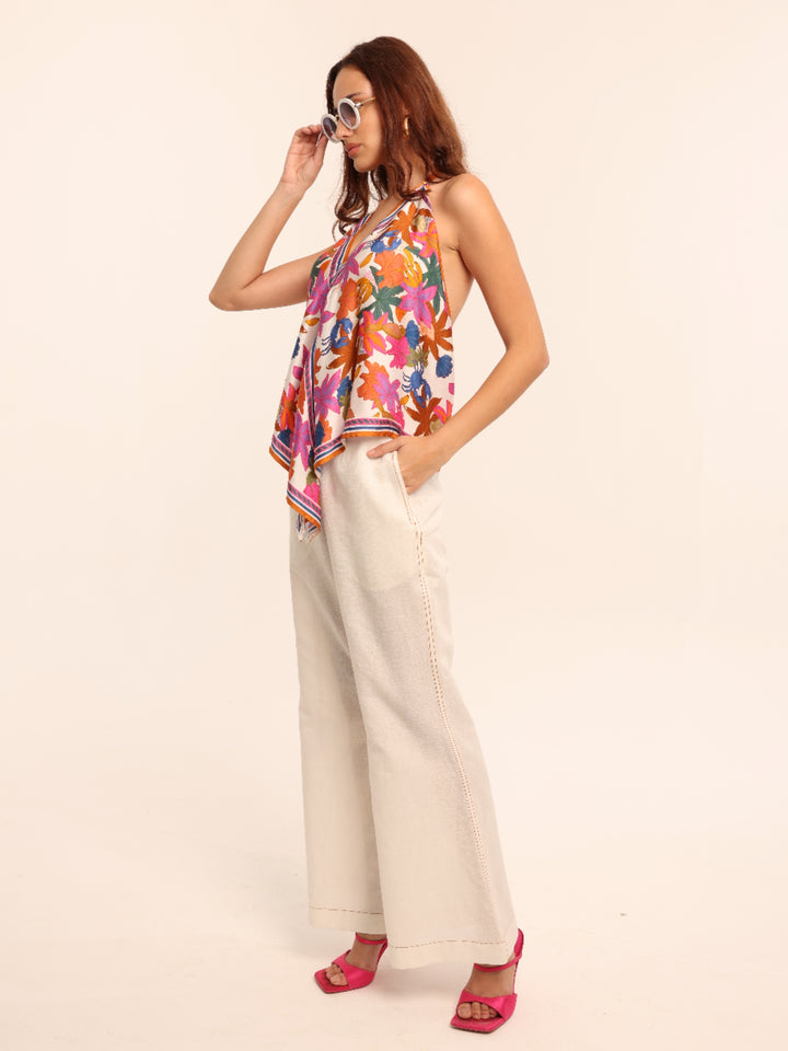 Pari Two Scarf Top