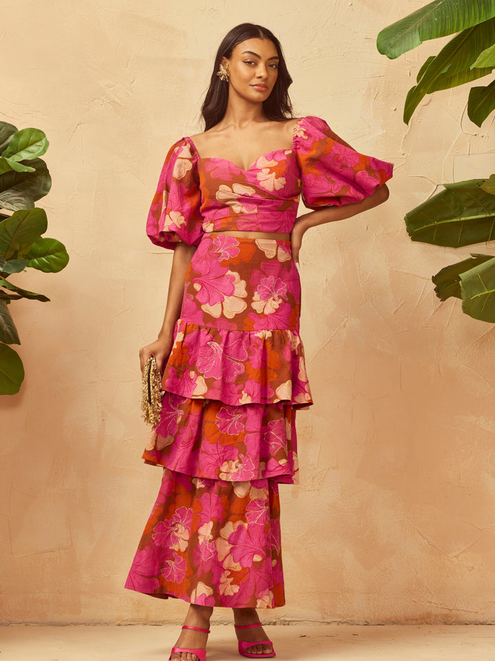 Gul Ruffled Skirt