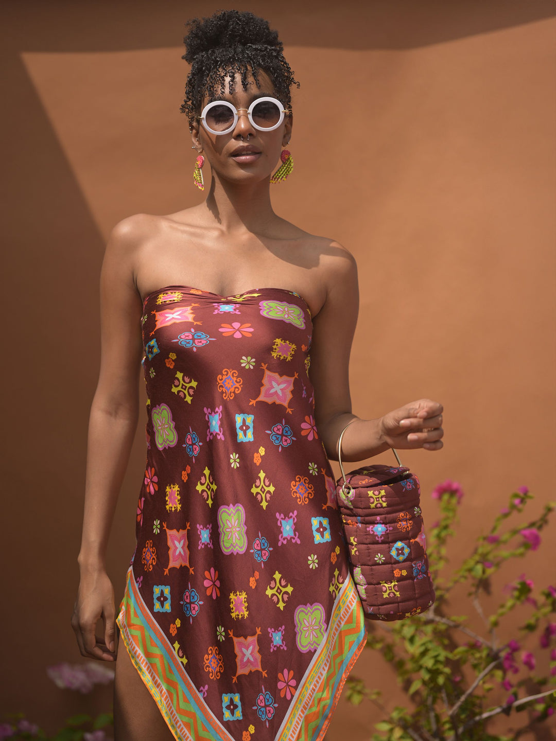 Cleopatra Scarf Tube Dress