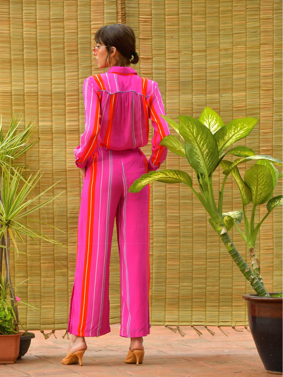 Vivienne Button Down Shirt & Pants Set