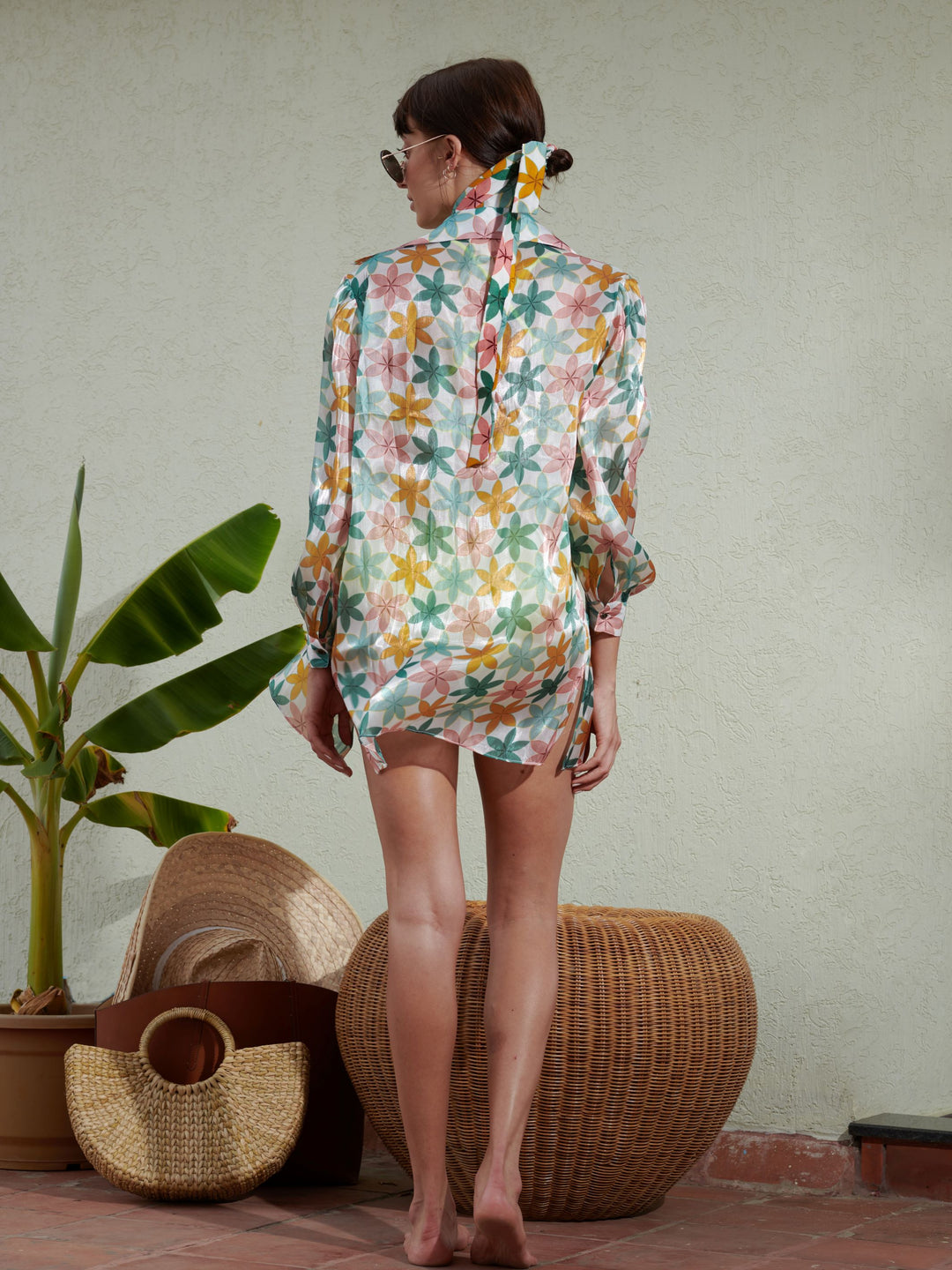 Delilah Organza Button Down