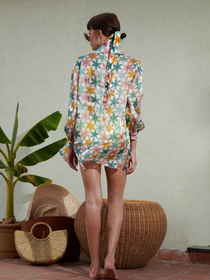 Delilah Organza Button Down