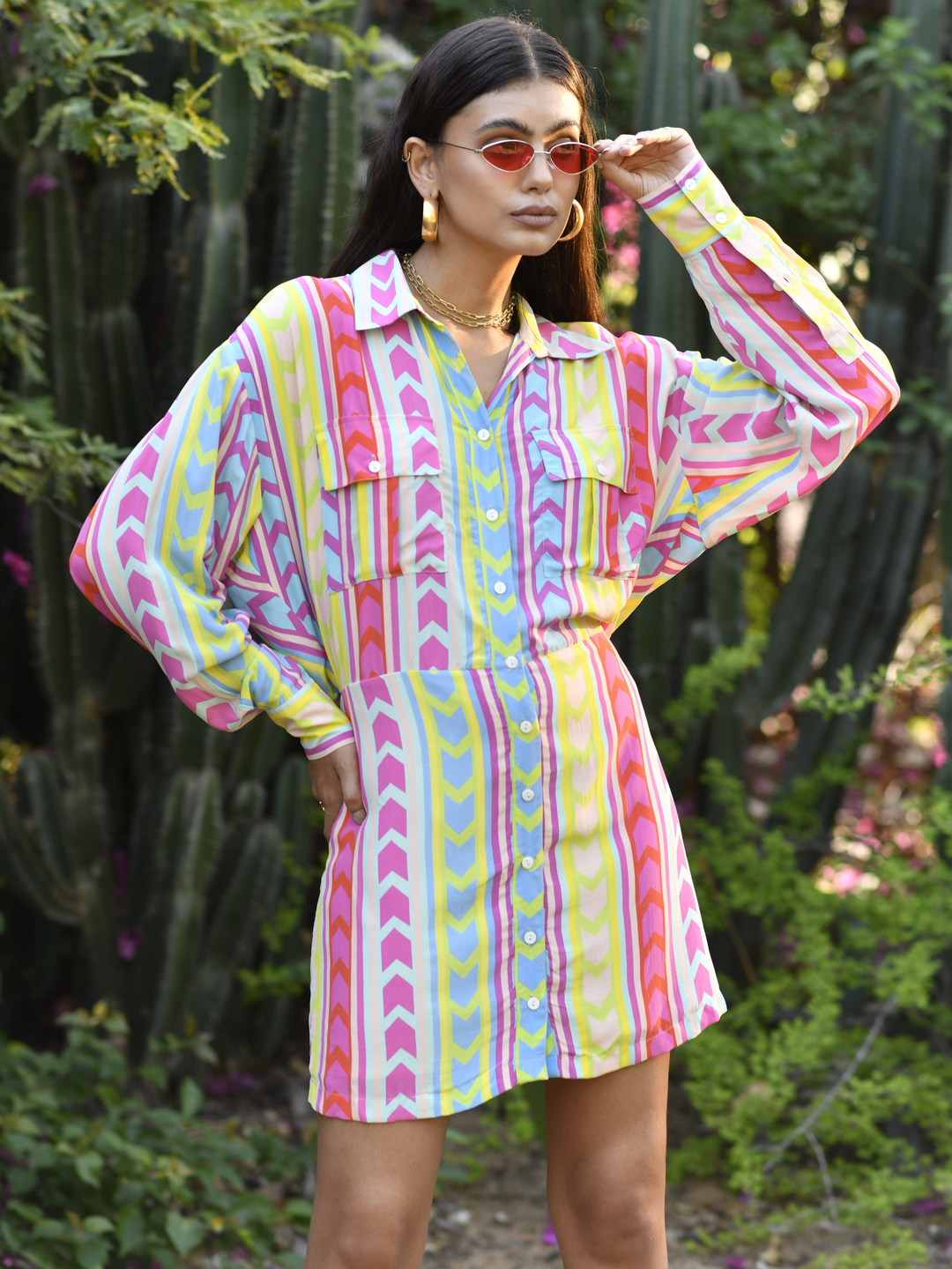 Juicy Cacti Safari Dress