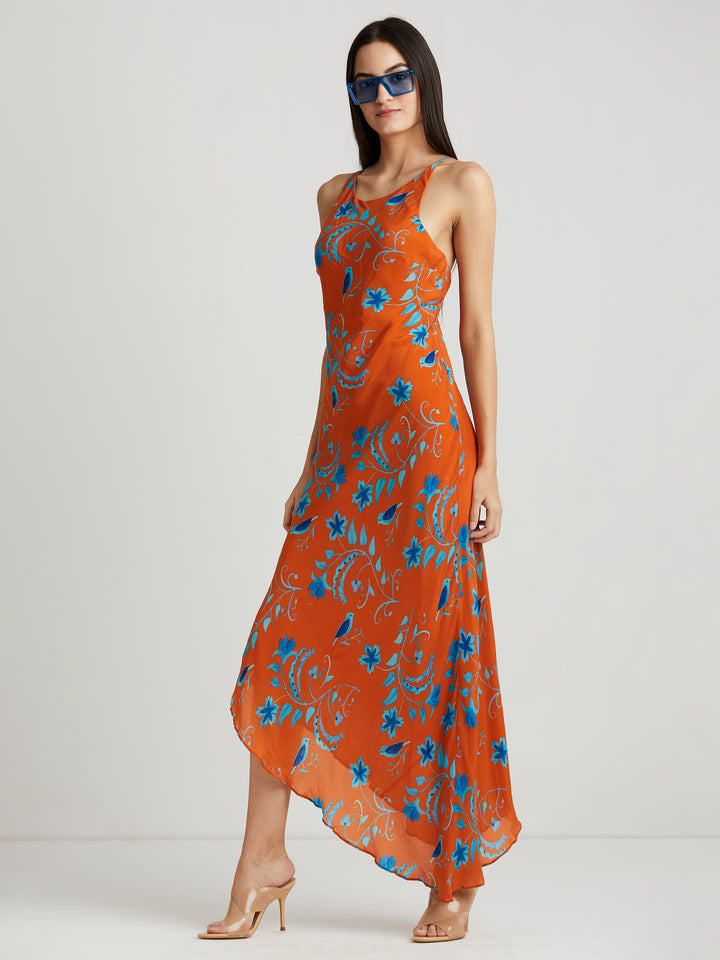 Melo Bias Maxi Dress