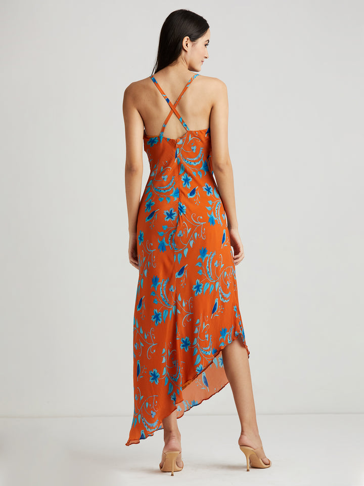 Melo Bias Maxi Dress
