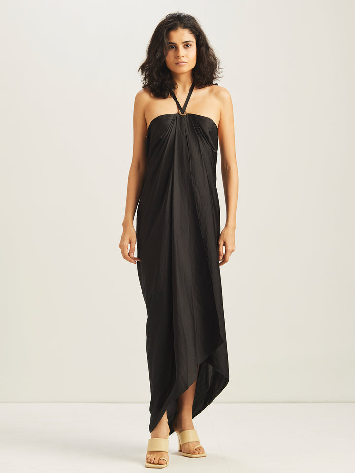 Girlfriend Sarong Dress (Black)