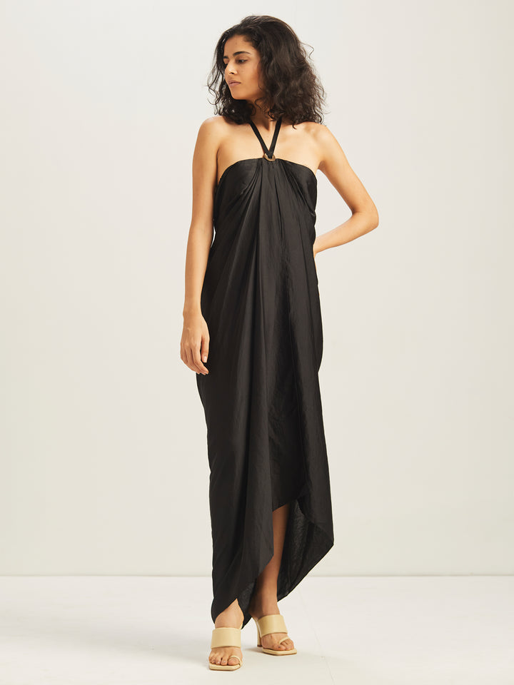Girlfriend Sarong Dress (Black)