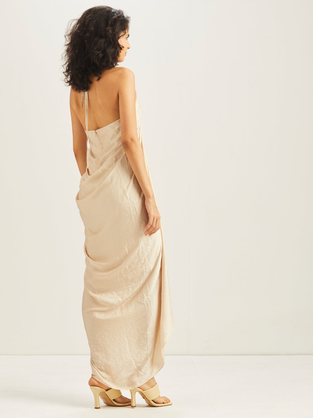 Girlfriend Sarong Dress (Champagne)