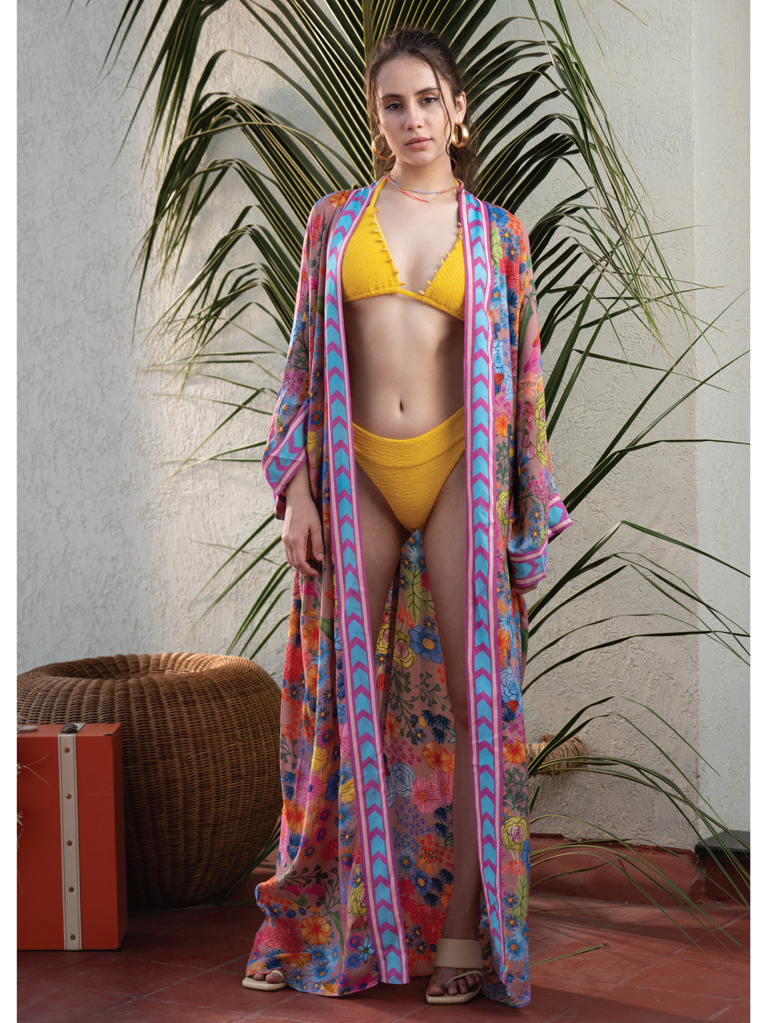 Jardin Scarf Kimono