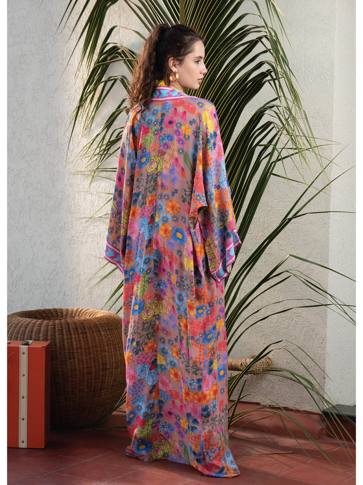 Jardin Scarf Kimono