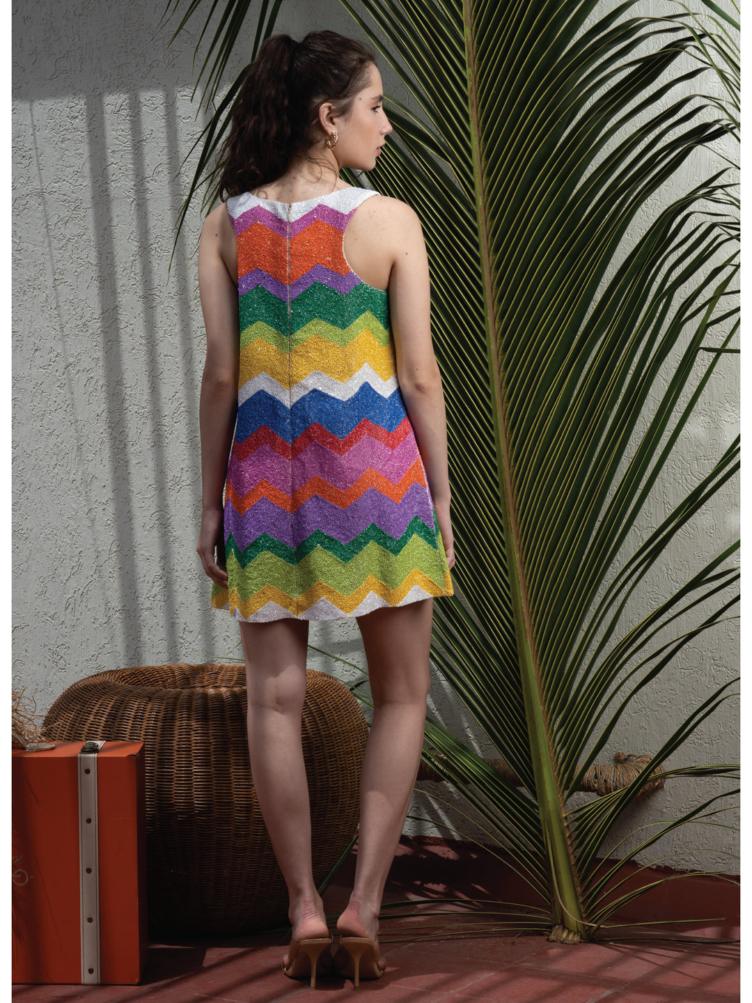 Rodeo Multi Beaded Shift Dress