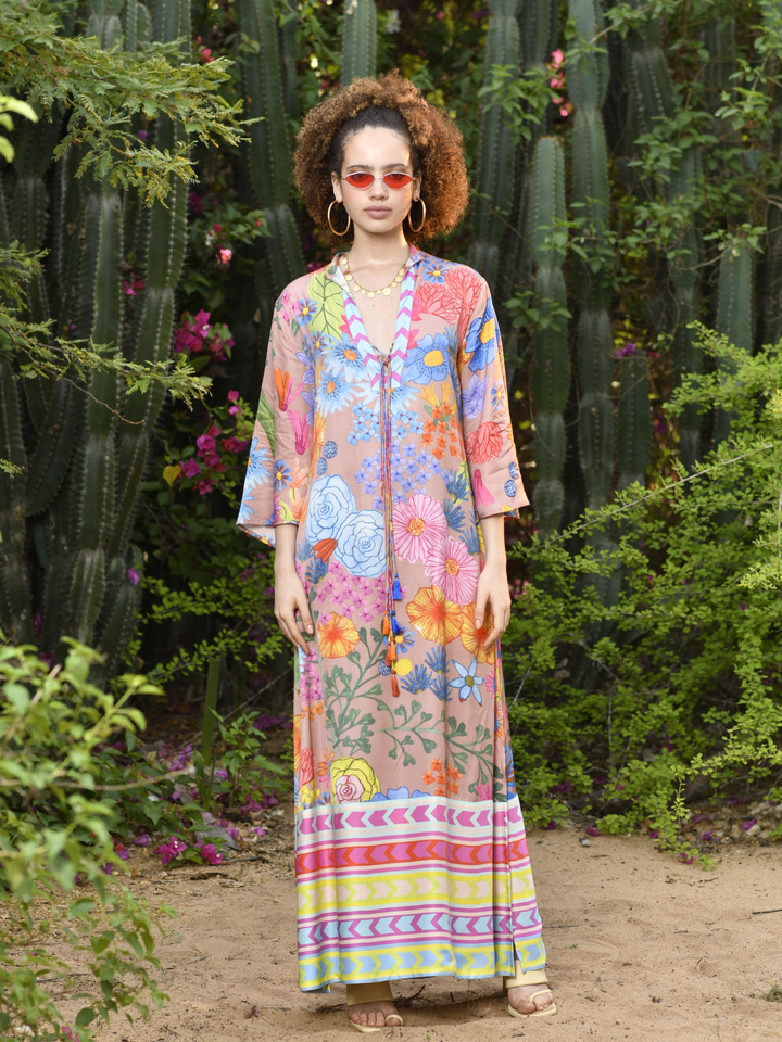 Jardin Scarf Kaftan