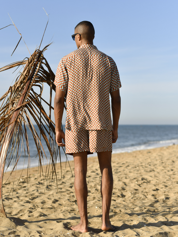 Moon Cactus Cabana Shirt & Shorts Set