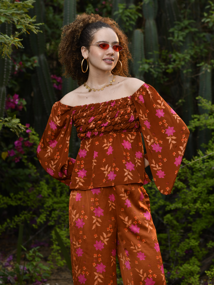 Camellia Sweetheart Blouse