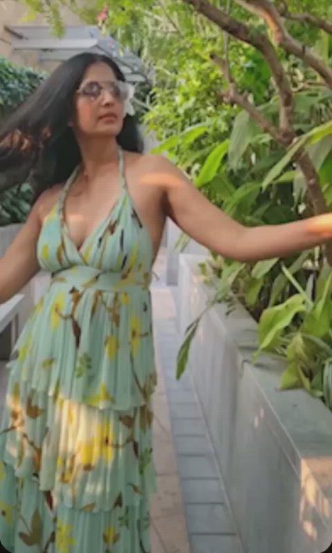 Yonca Layered Halter Maxi Dress